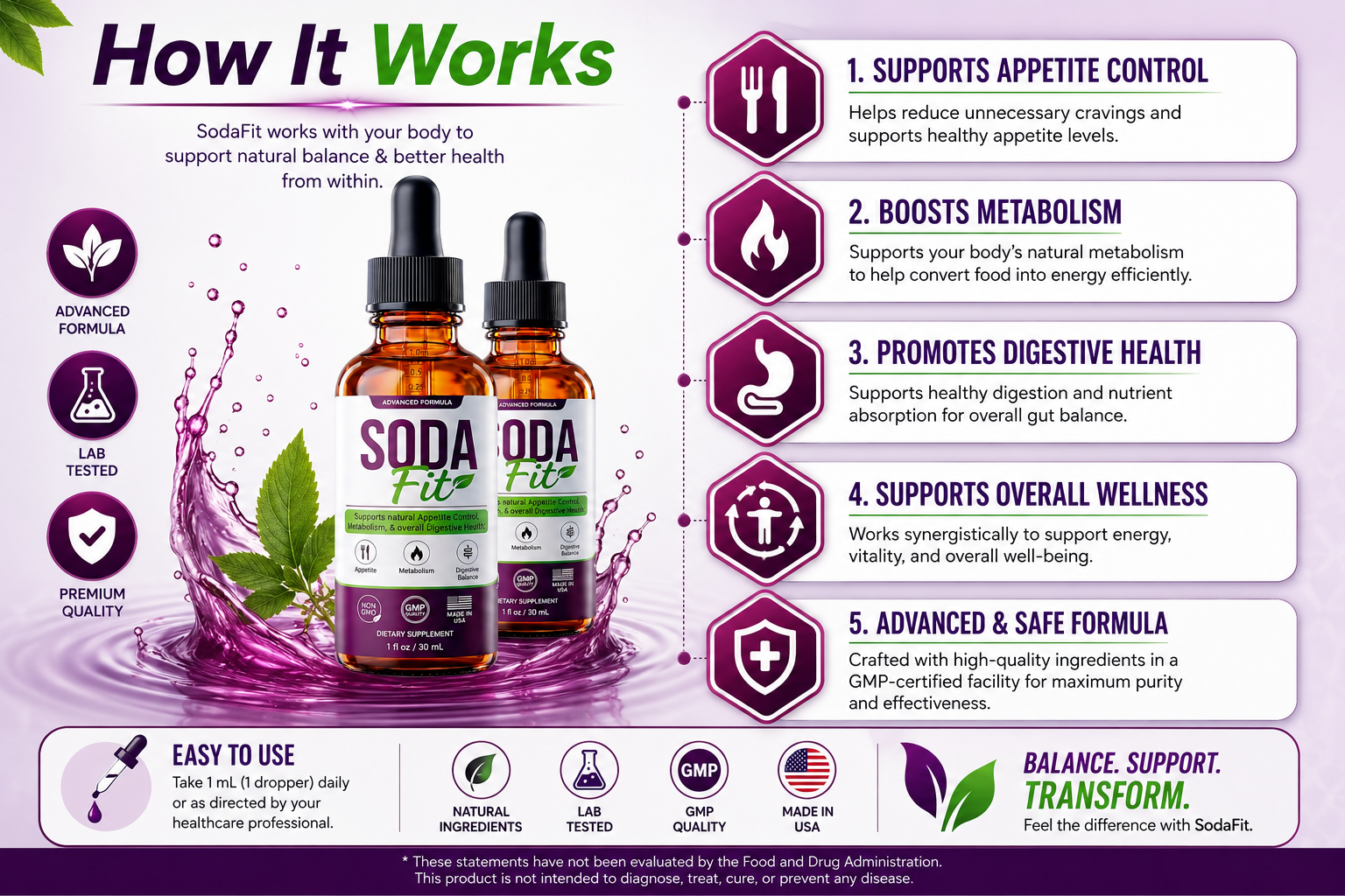 How SodaFit works — appetite, metabolism, digestion, wellness